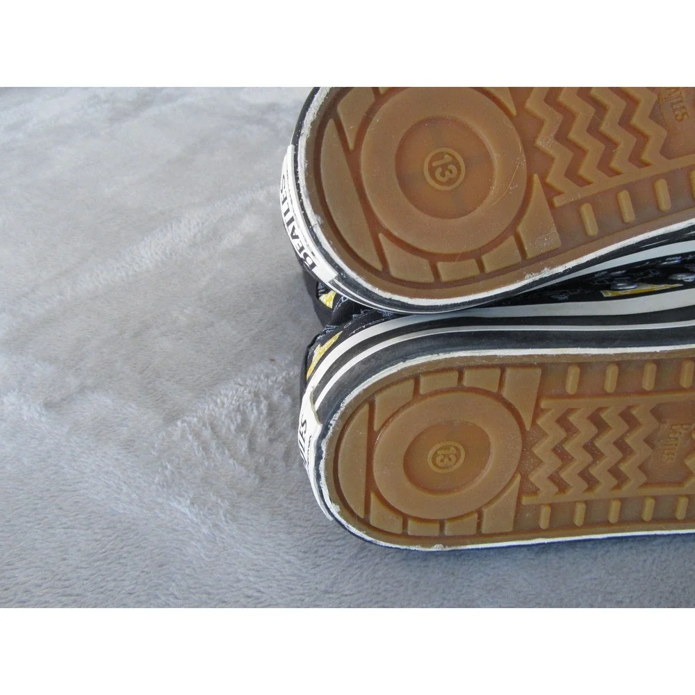 Ben Sherman The Beatles Yellow Submarine High Top Sneakers Mens‎ 13 Black Canvas